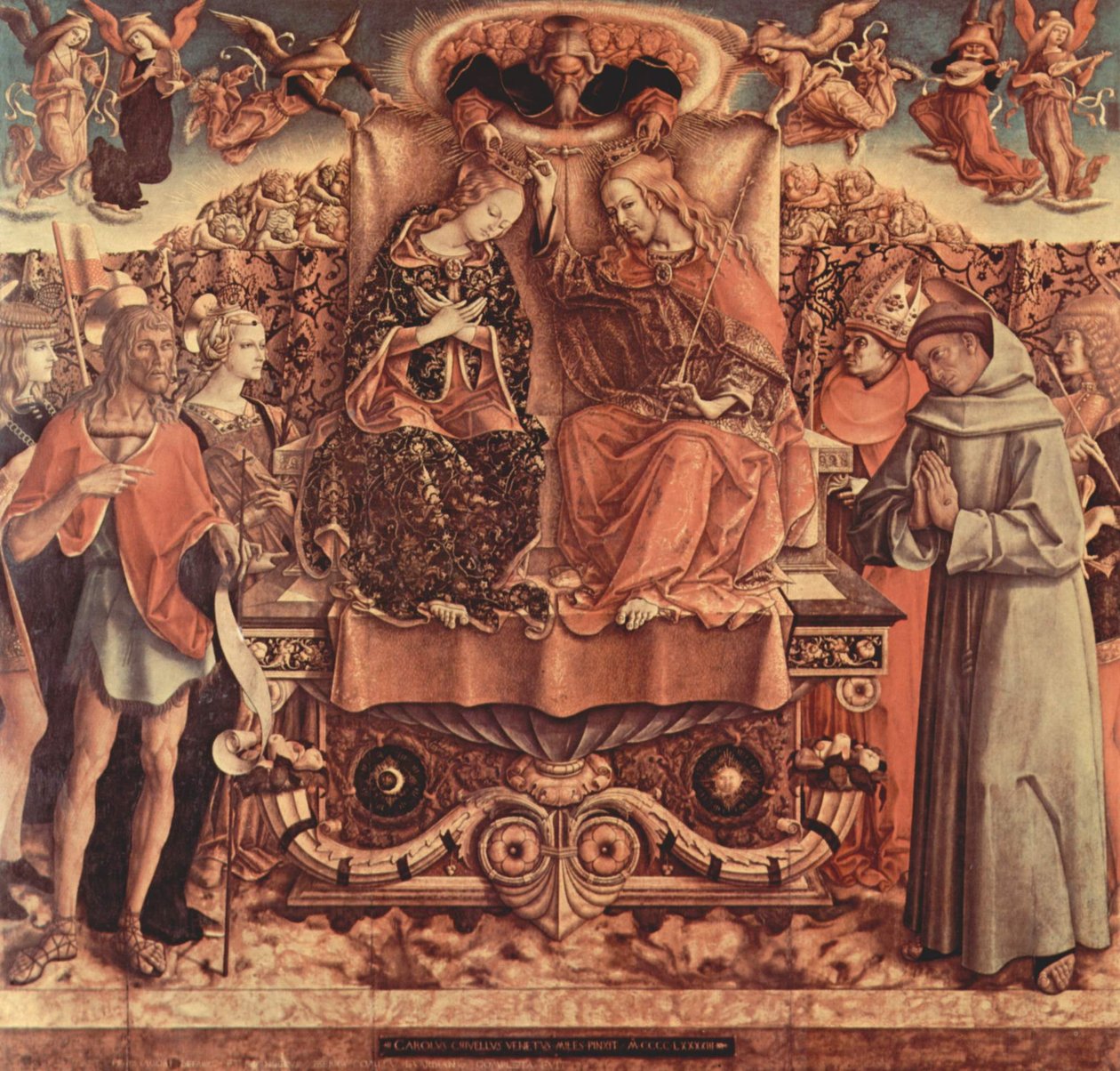 Coronación de la Virgen de Carlo Crivelli