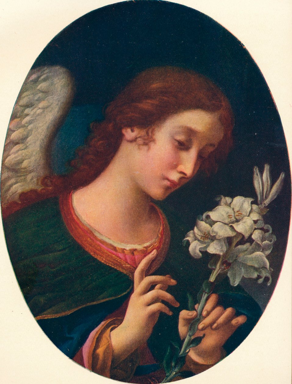 Ángel de la Anunciación, siglo XVII de Carlo Dolci