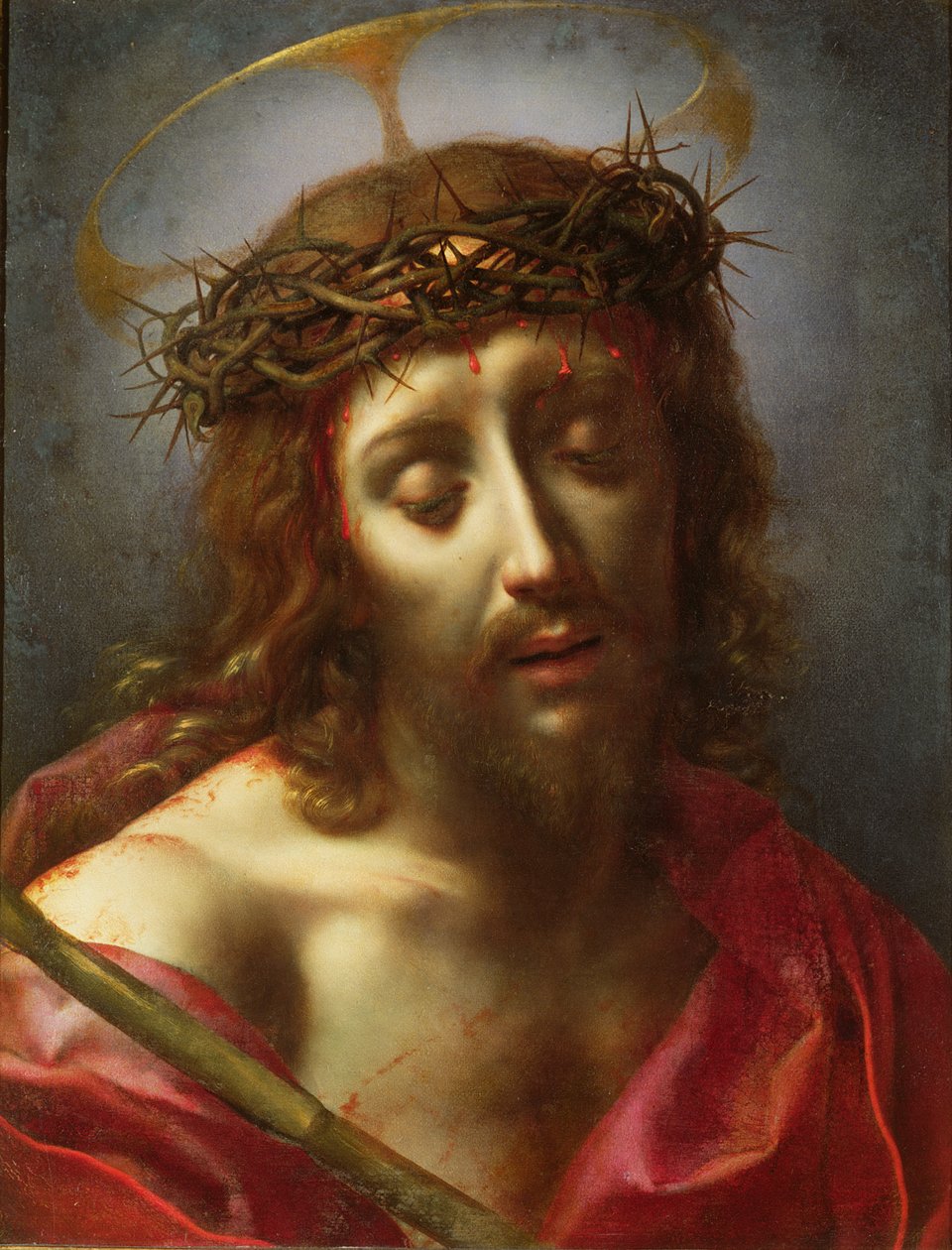 Cristo como el hombre de dolores de Carlo Dolci