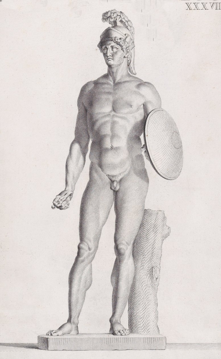 Estatua de Marte, 1734 de Carlo Gregori
