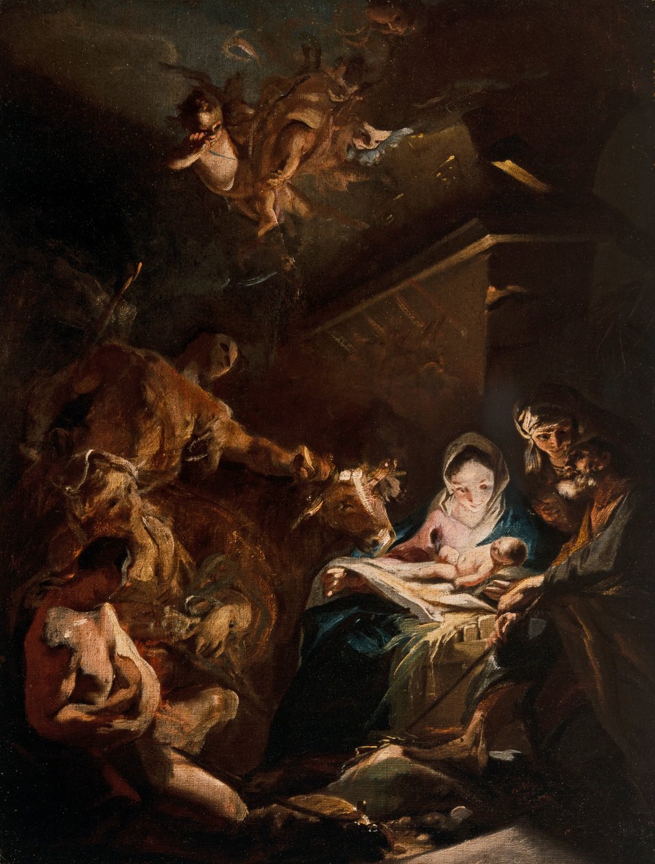 Adoración de los pastores de Carlo Innocenzo Carlone