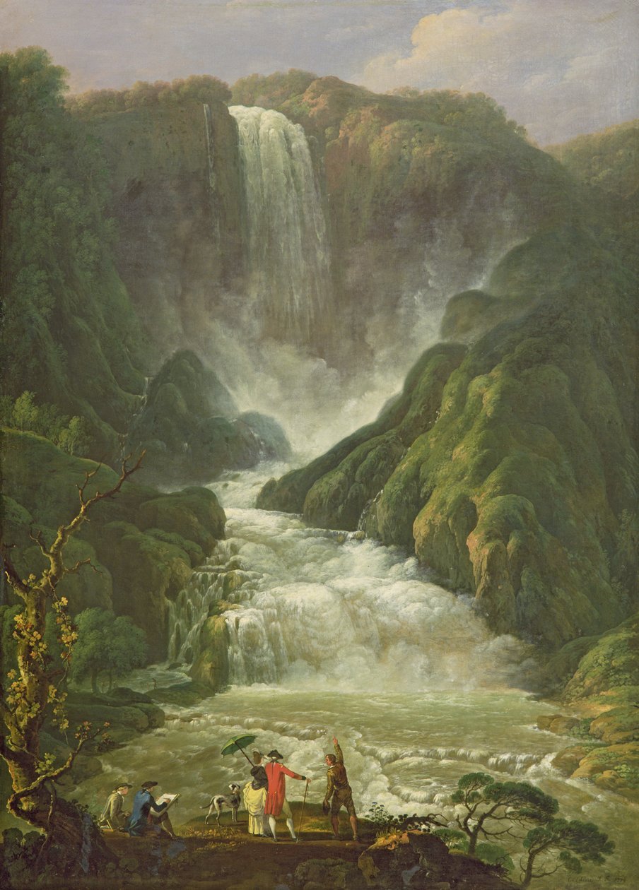 Las cataratas de Terni de Carlo Labruzzi