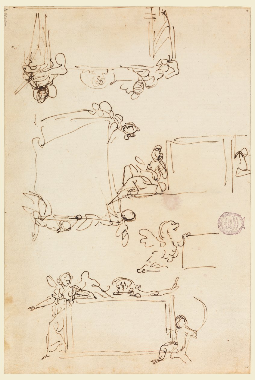 Bocetos para una tableta de Carlo Marchionni