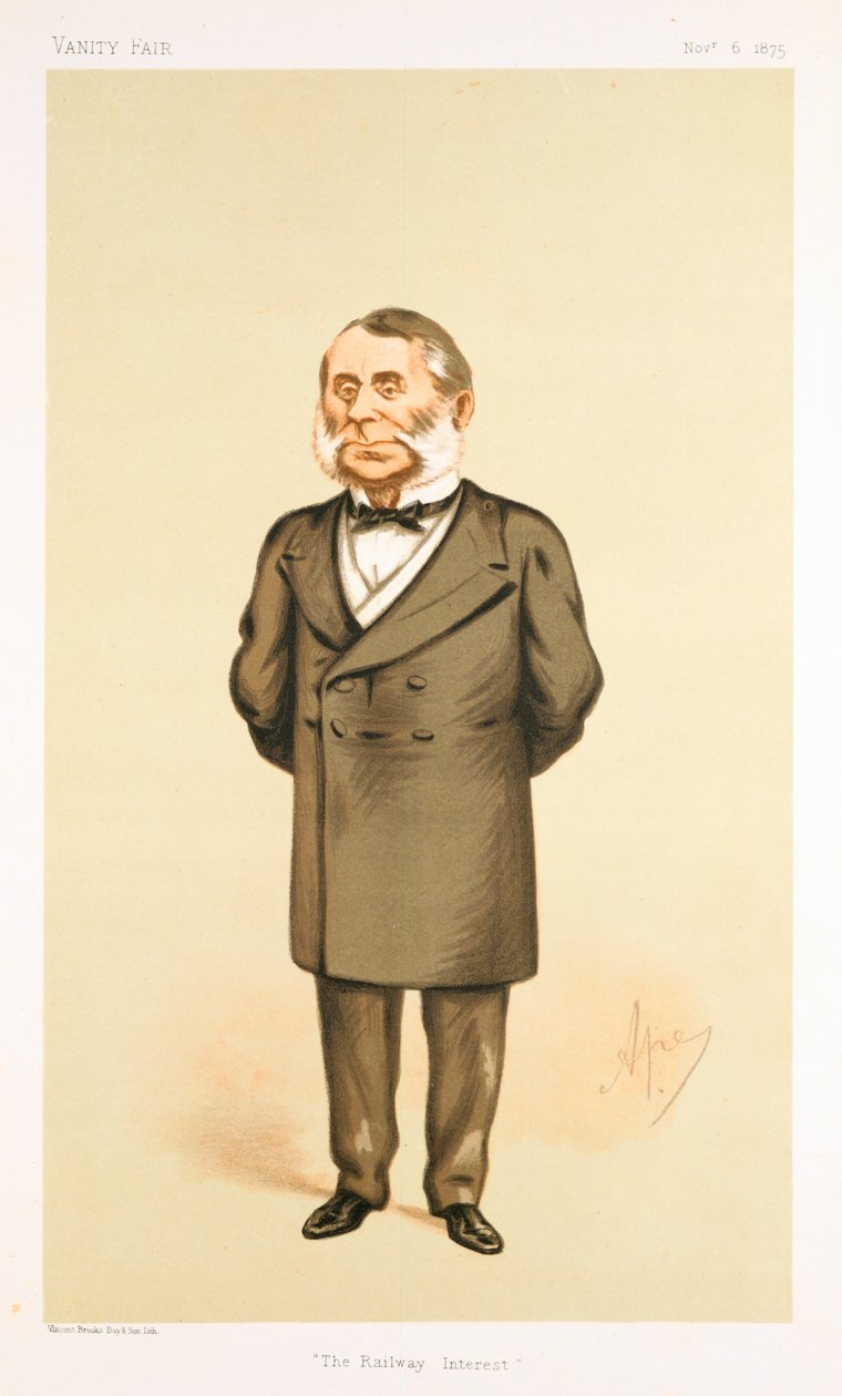 El interés ferroviario, 1875 de Carlo Pellegrini