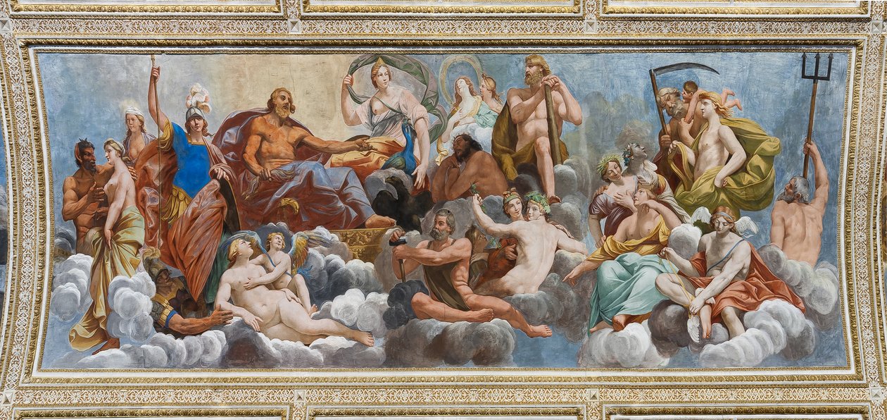 Reunión de los Dioses del Olimpo de Carlo Santner