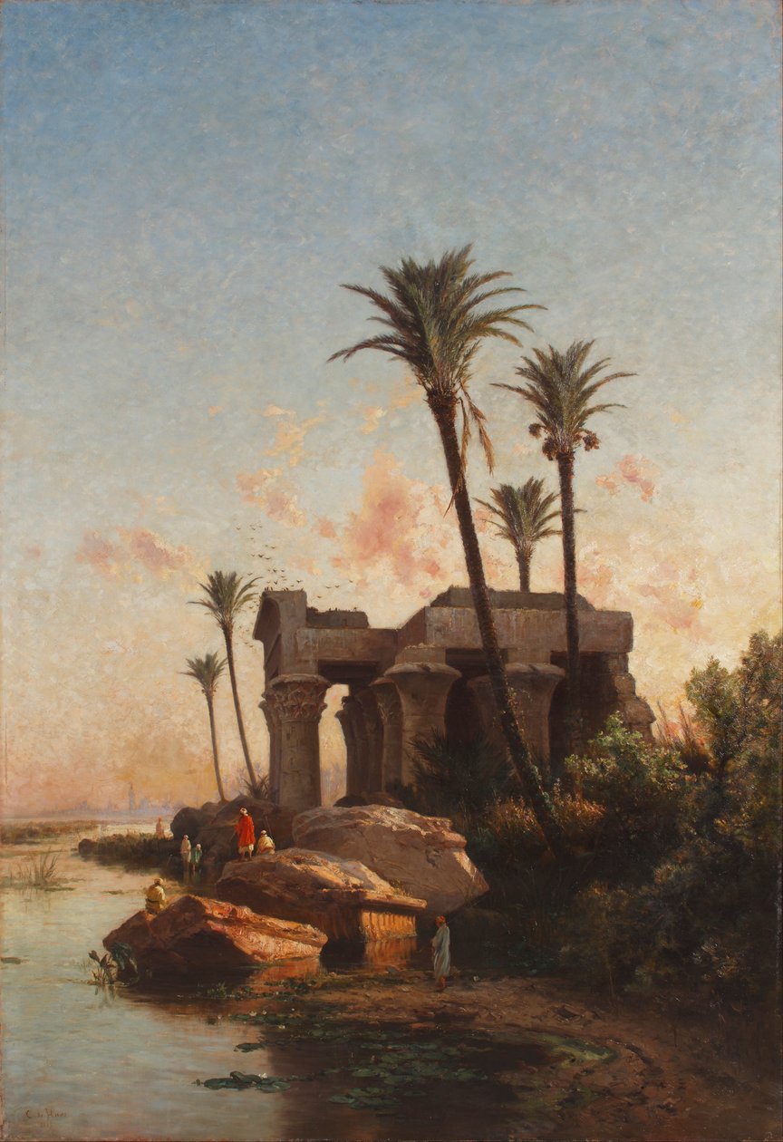 Paisaje egipcio de Carlos de Haes