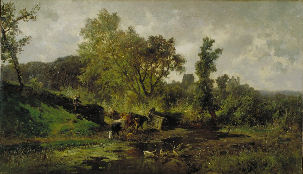 Paisaje flamenco de Carlos de Haes
