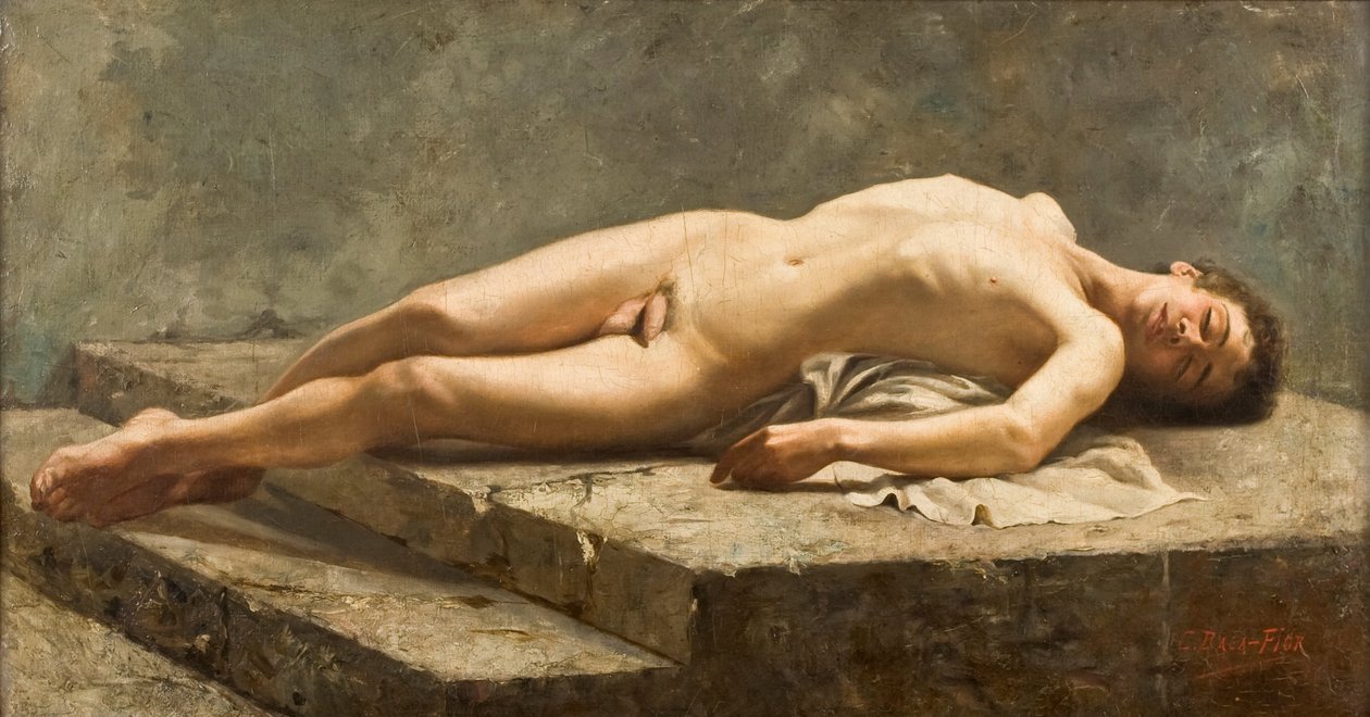 Desnudo reclinado de Carlos Baca Flor