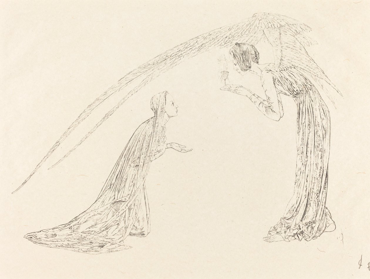 La Anunciación de Carlos Schwabe