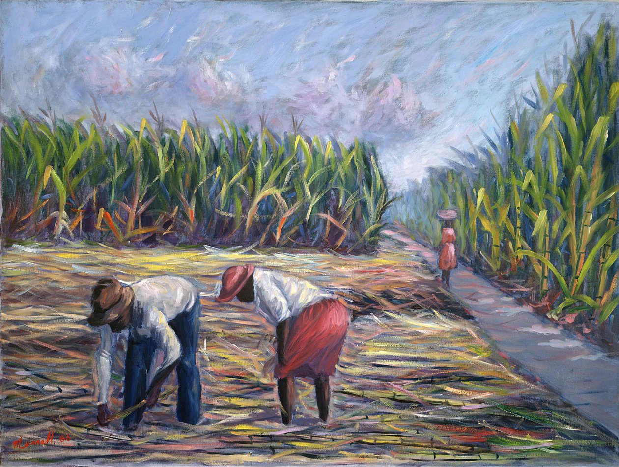 Cosecha de caña de azúcar, 1986 de Carlton Murrell
