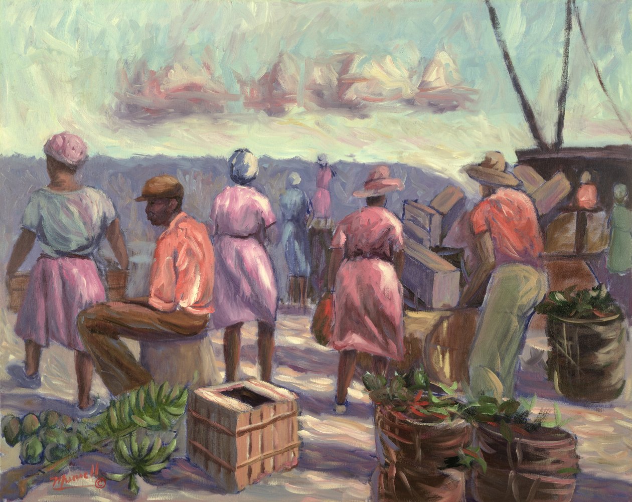 El mercado, 1988 de Carlton Murrell