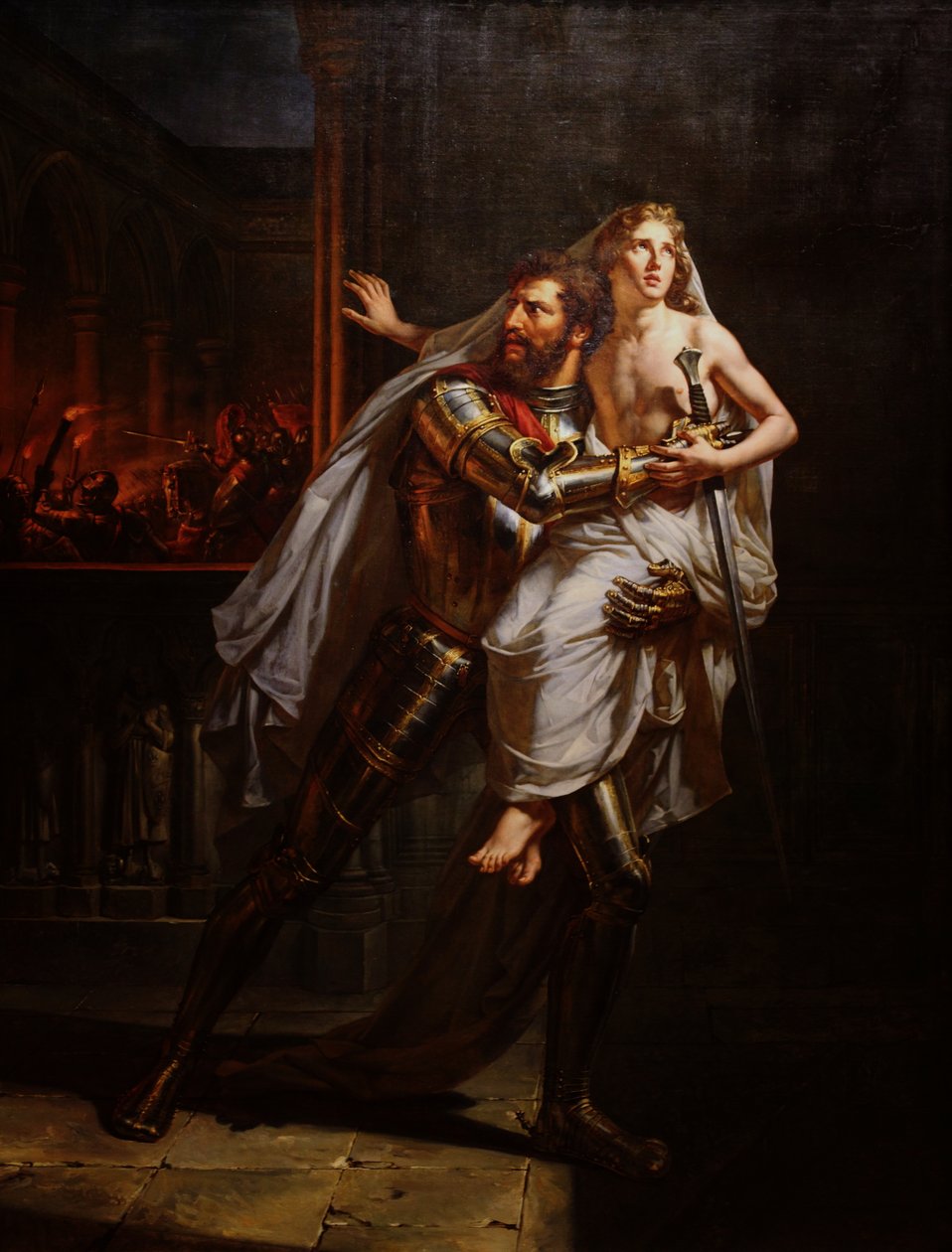 Tanneguy du Châtel salvando al delfín de Caroline Léna Becker