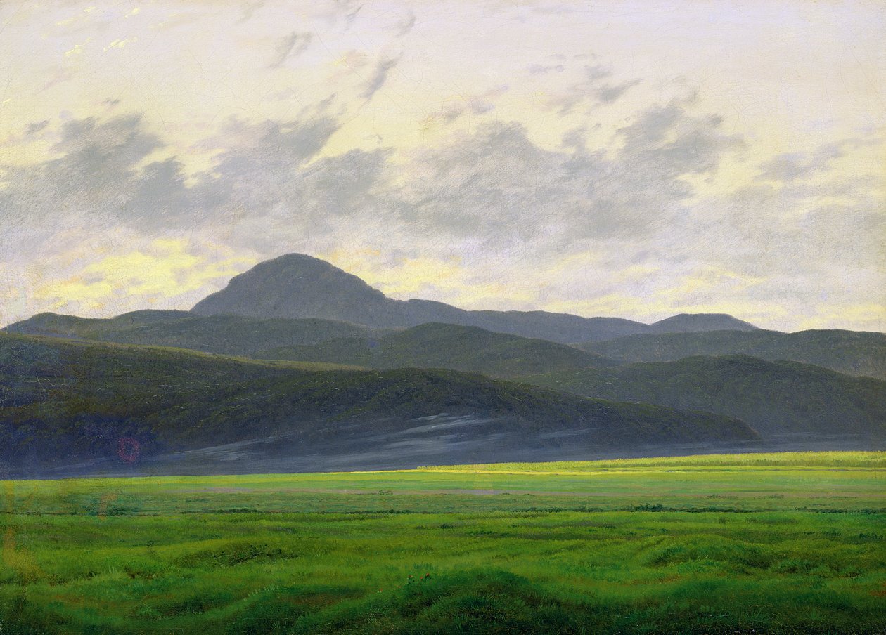 Paisaje montañoso de Caspar David Friedrich