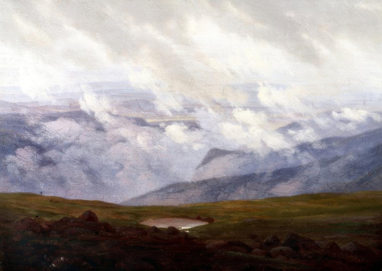 Nubes que pasan de Caspar David Friedrich