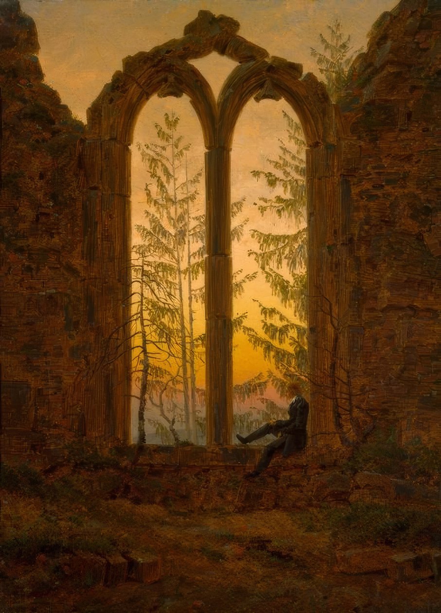El soñador de Caspar David Friedrich
