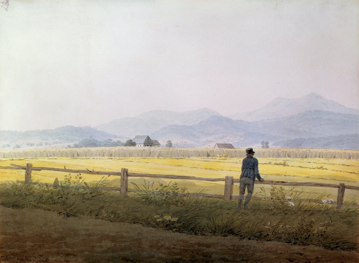 Paisaje, principios del siglo XIX de Caspar David Friedrich