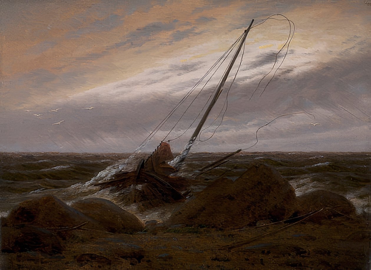 Después de la tormenta. 1817 de Caspar David Friedrich