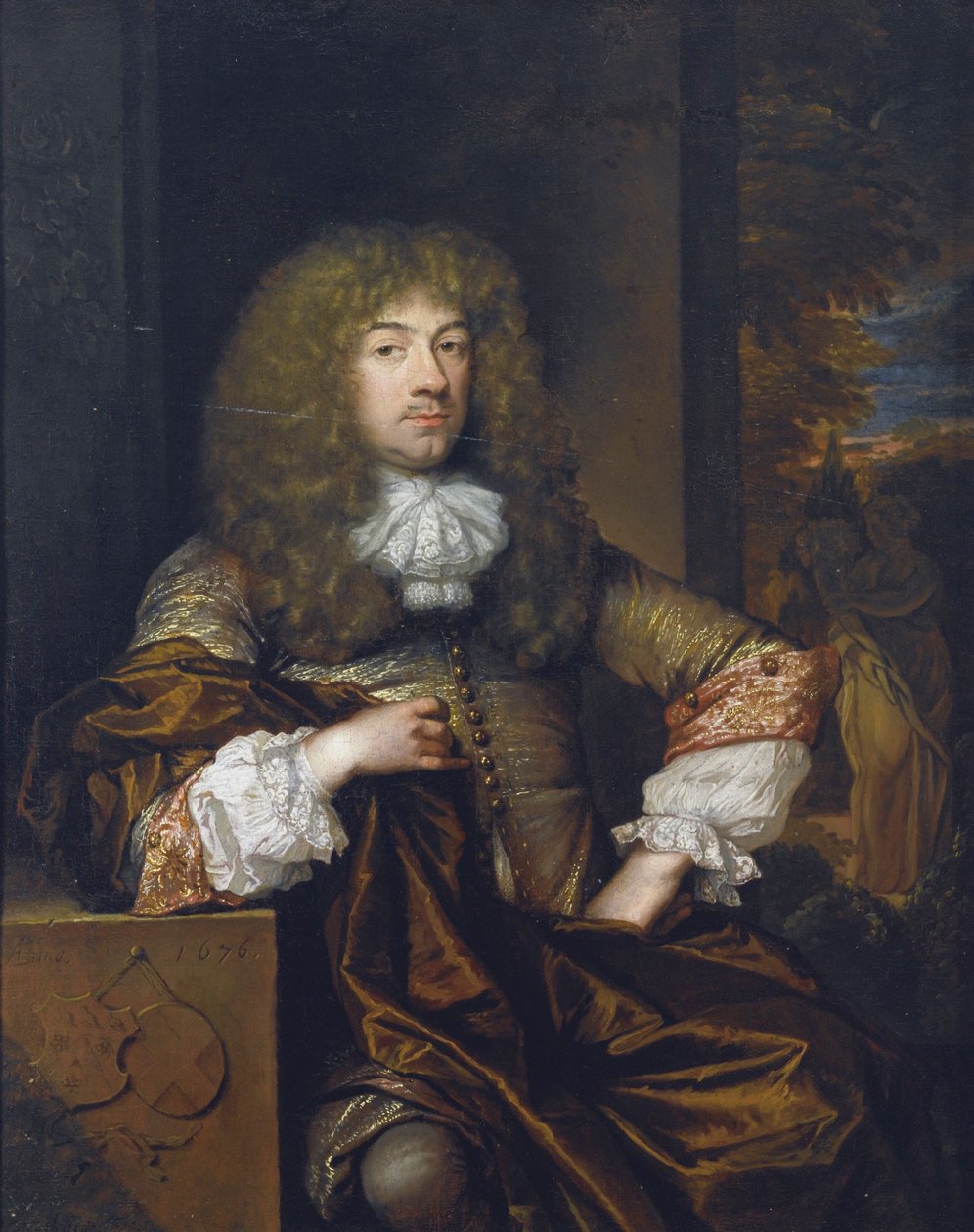 Retrato de Jan Boudaen Courten (1635-1716) de Caspar Netscher