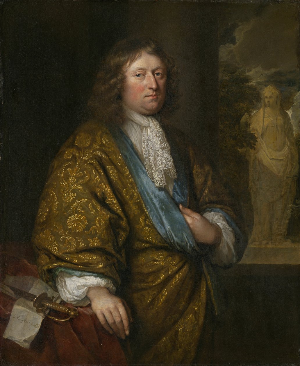 Retrato de un caballero de Caspar Netscher