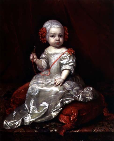 Retrato de una niña de Caspar Netscher