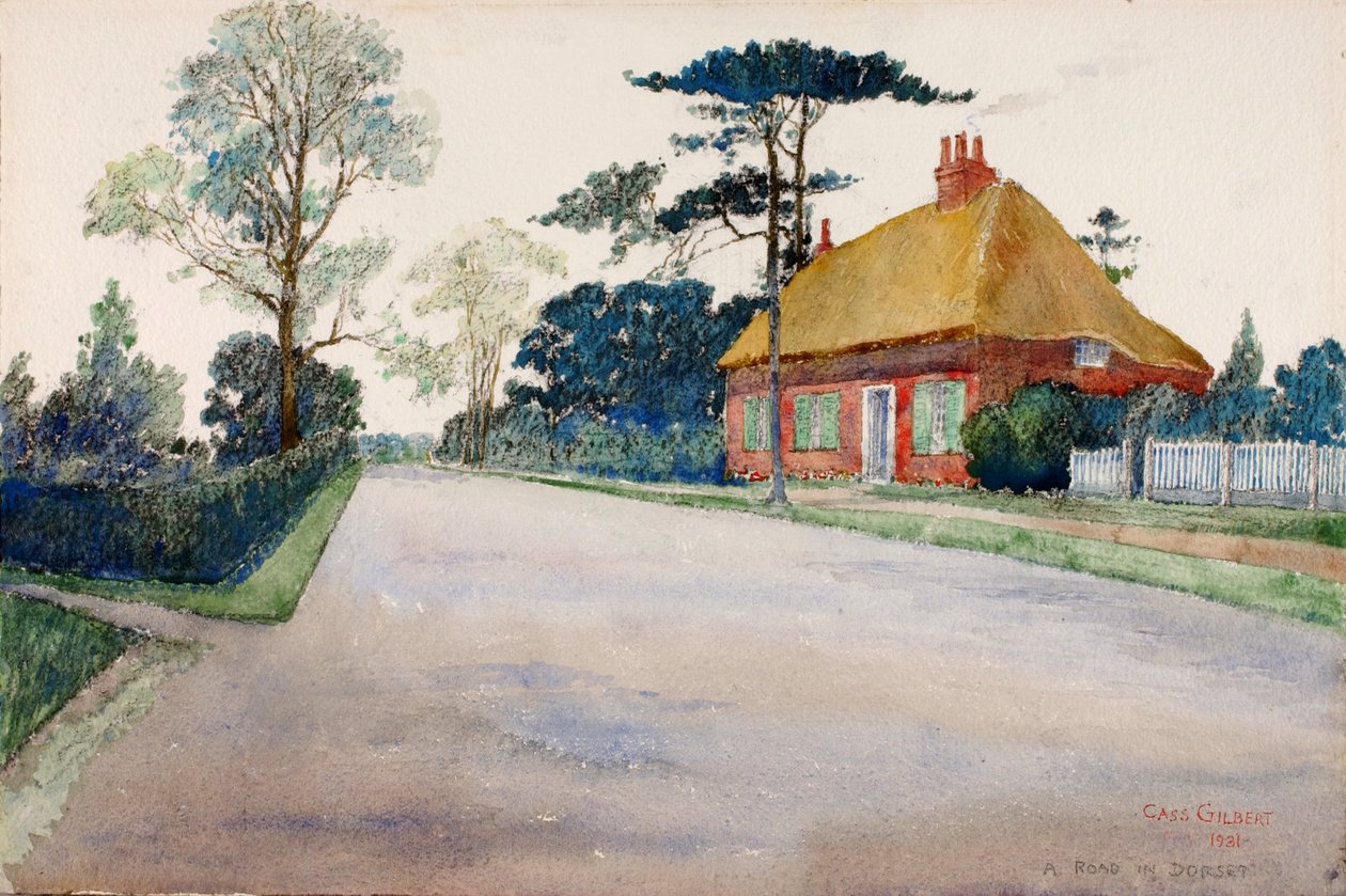 Un Camino en Dorset, 1931 de Cass Gilbert