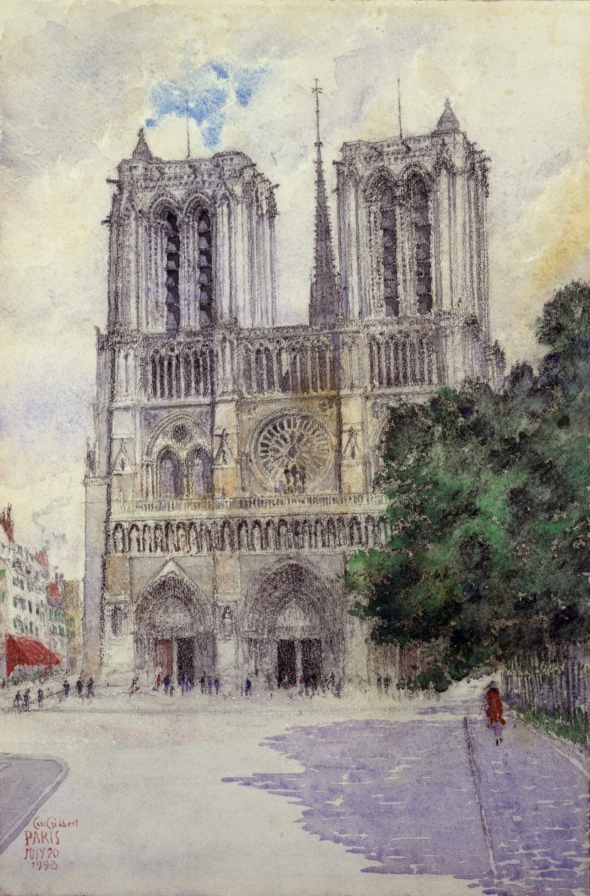 Catedral de Notre Dame, París de Cass Gilbert