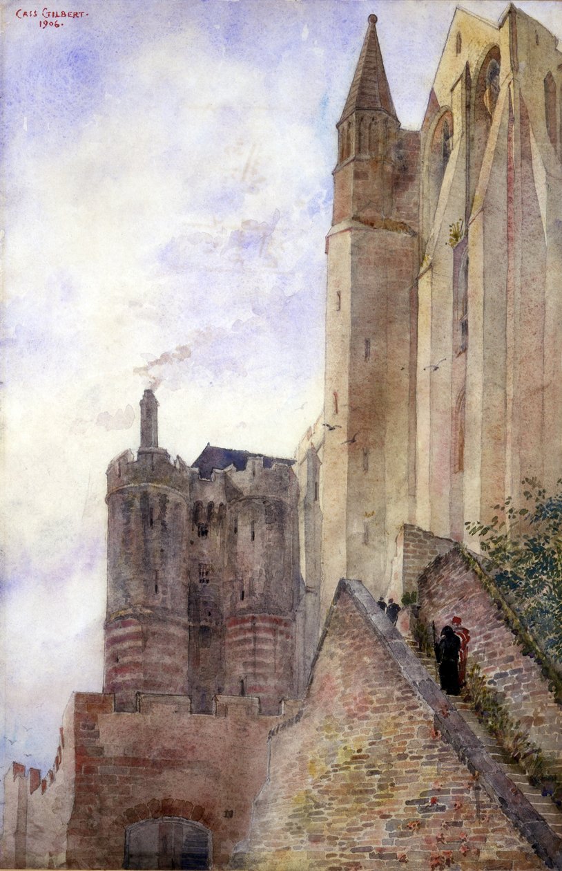 Monte Saint Michel, Francia de Cass Gilbert