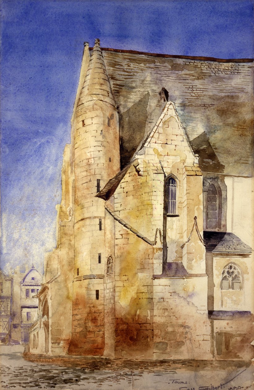 Iglesia vieja, Tours, Francia de Cass Gilbert