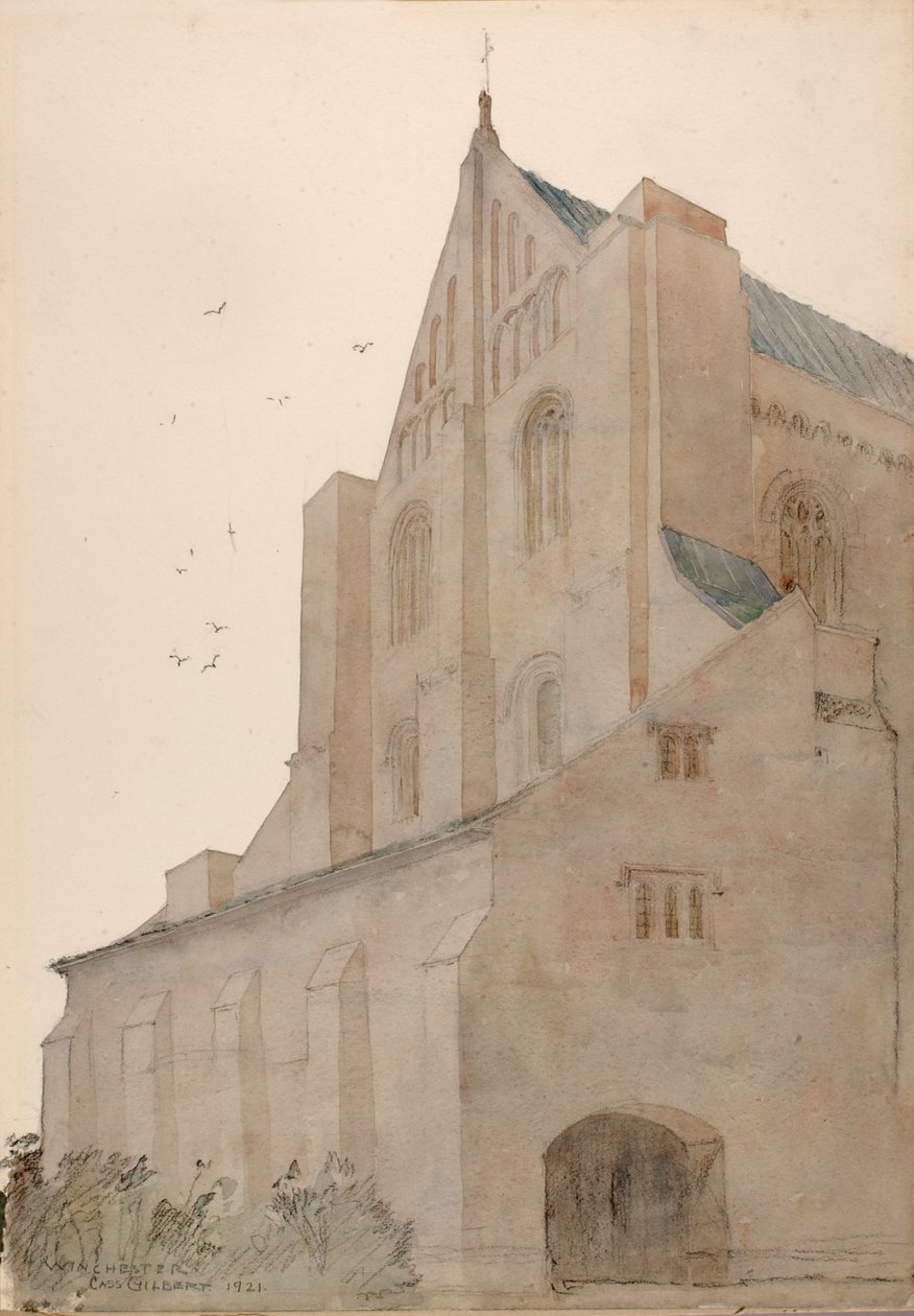 Winchester, Inglaterra, 1921 de Cass Gilbert