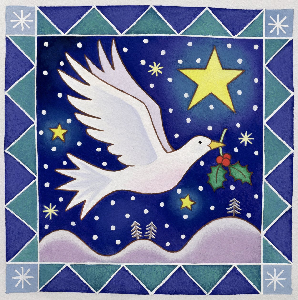 Paloma de Navidad de Cathy Baxter