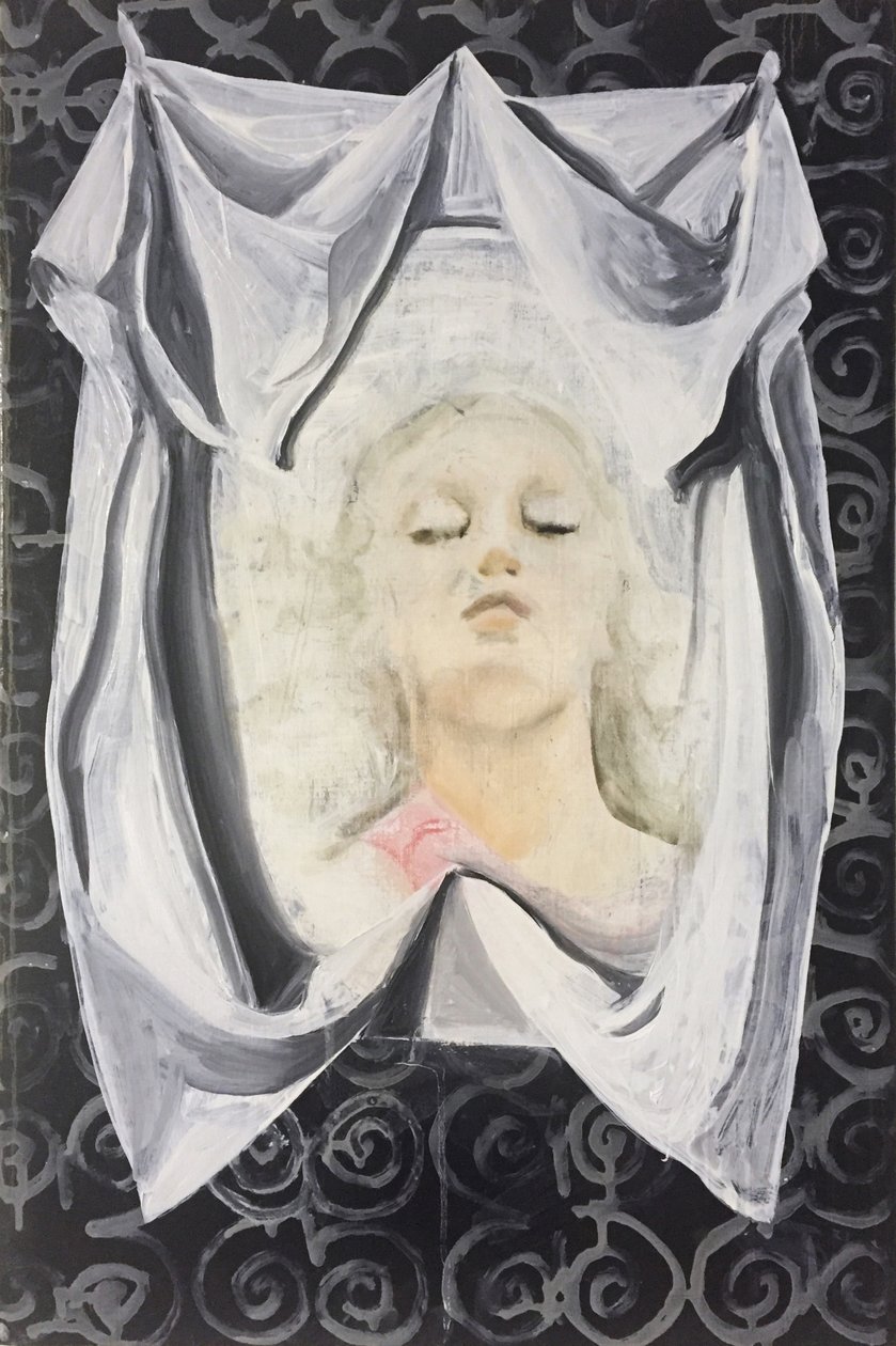 Lara Veronica, 2014-16 (óleo sobre lino) de Cathy Lomax