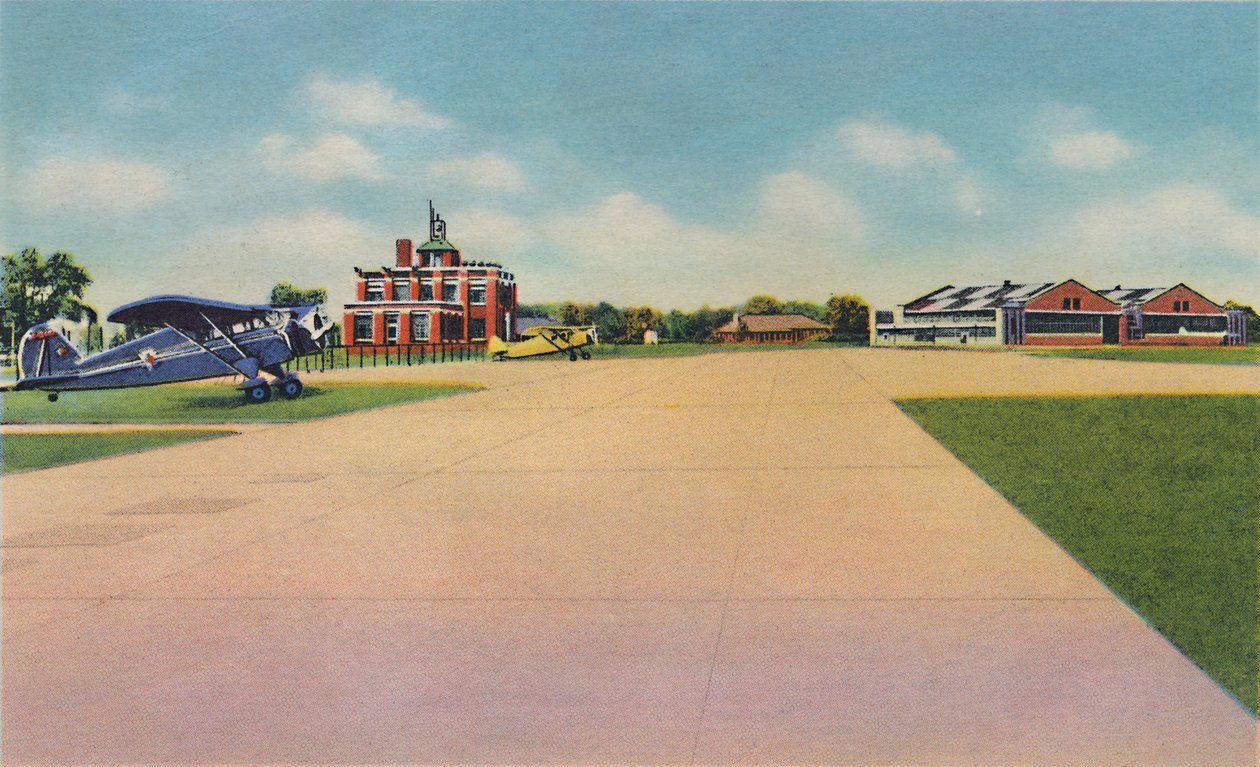Campo Bowman, Aeropuerto Municipal, 1942 de Caufield and Shook