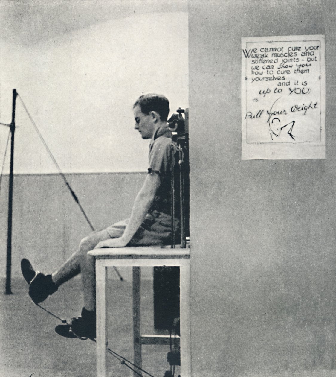 Hospital de convalecientes - Tirando de su peso, 1941 de Cecil Beaton