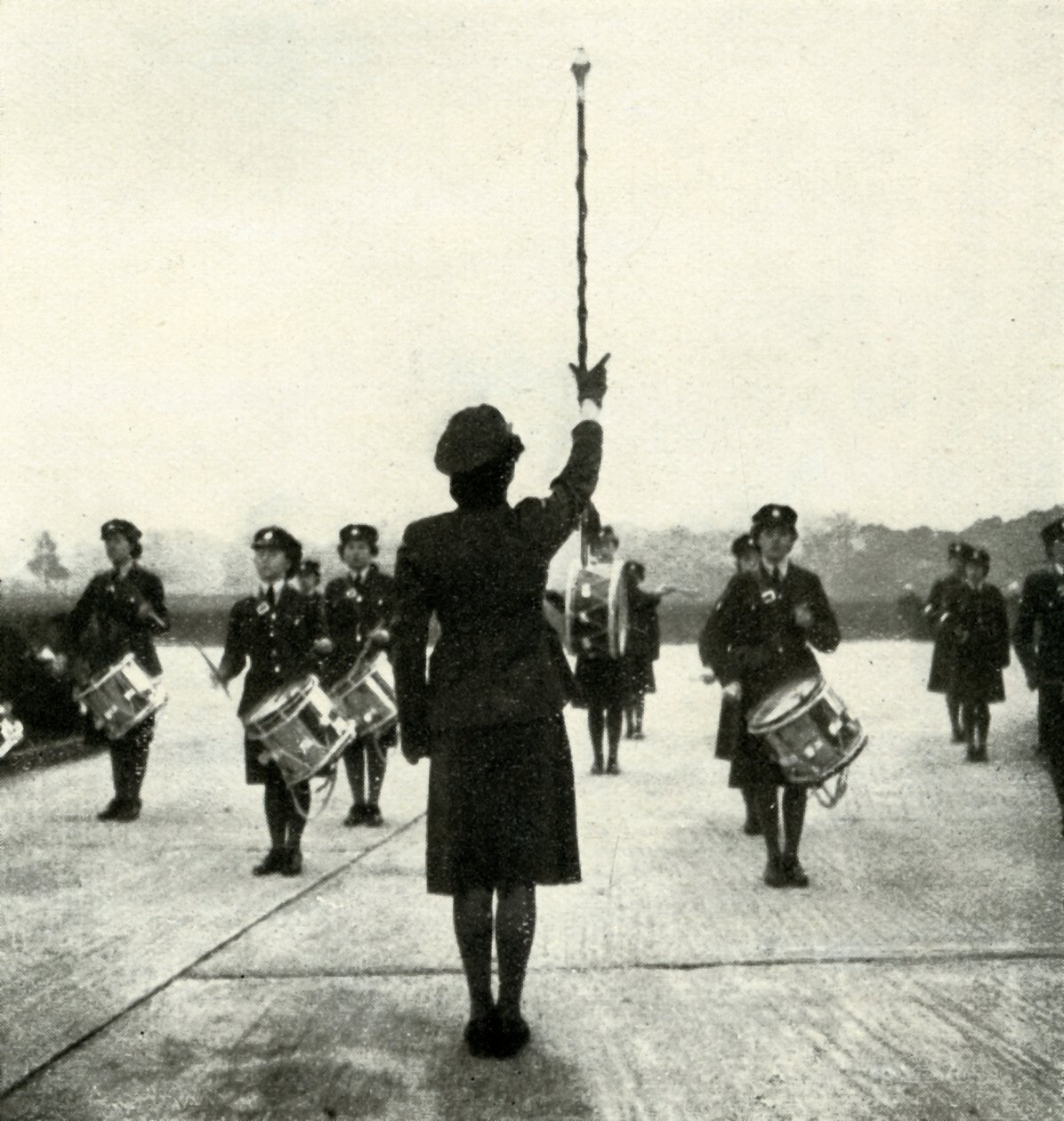 Banda de W.A.A.F. en desfile de Cecil Beaton