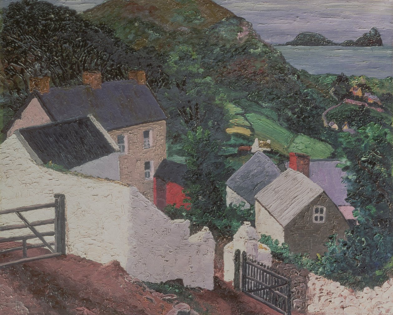 Cabeza de gusano: Península de Gower de Cedric Morris