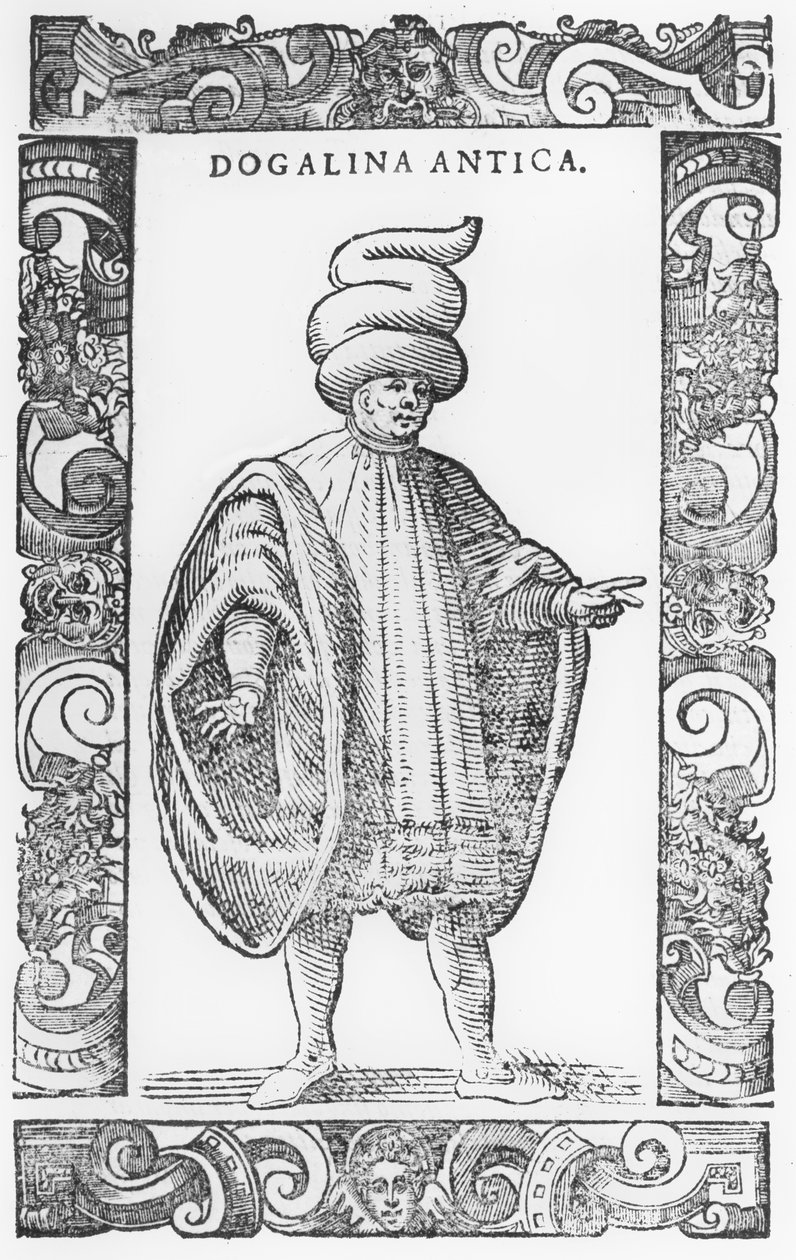 Hombre con Dogalina, 1590 de Cesare Vecellio
