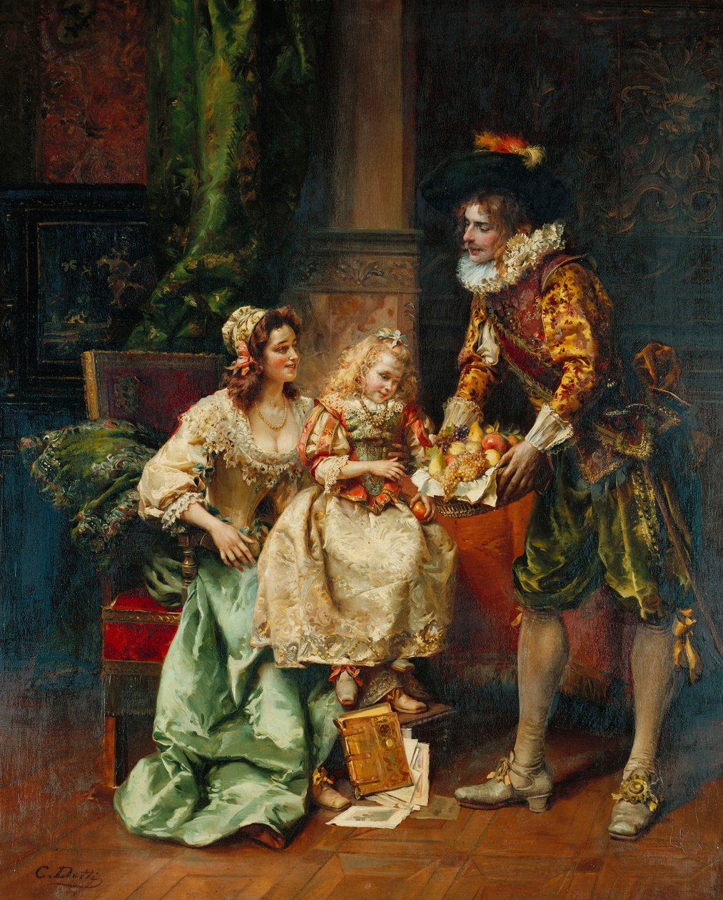La cesta de frutas de Cesare Auguste Detti