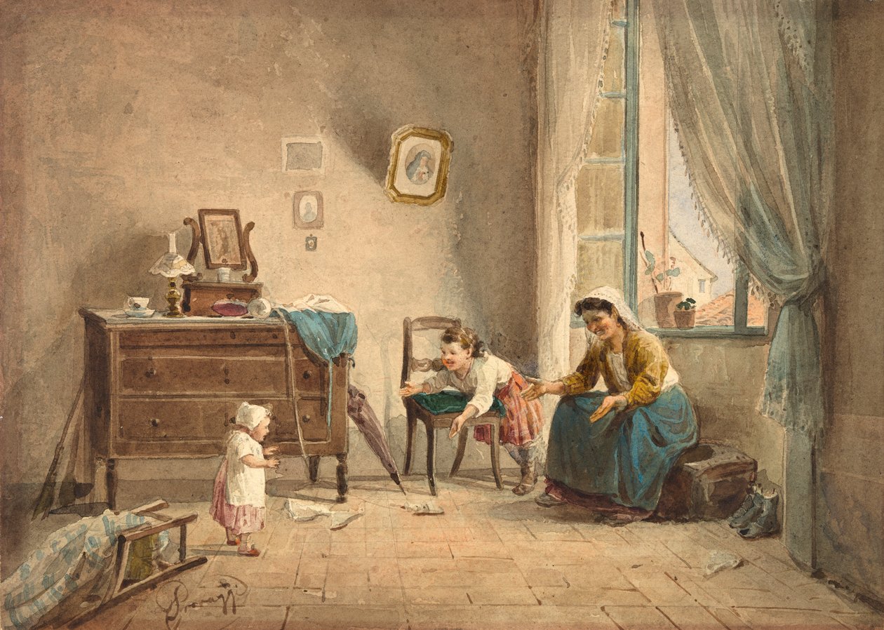 El primer paso, siglo XIX de Cesare Provaggi