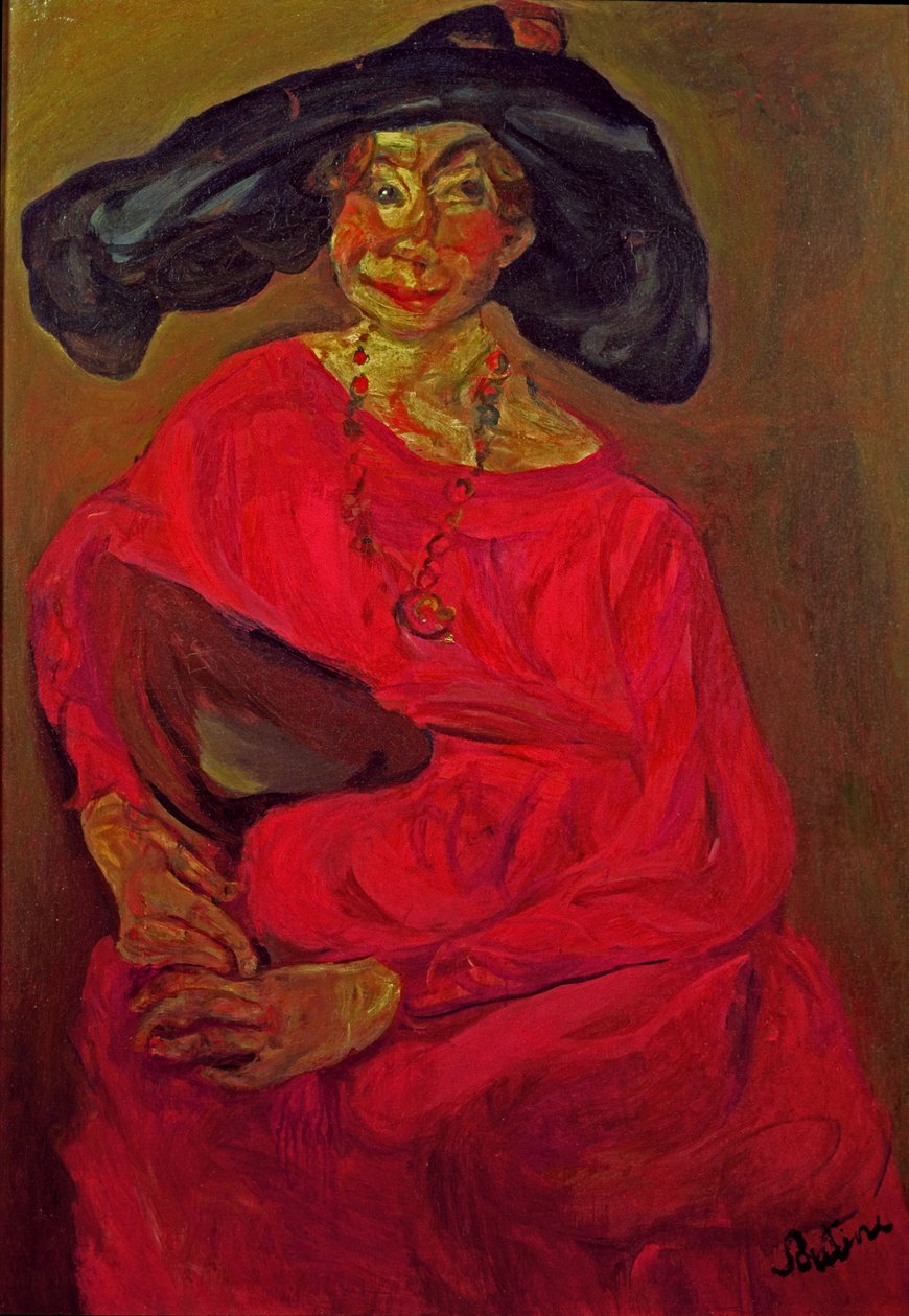 Mujer de rojo de Chaim Soutine