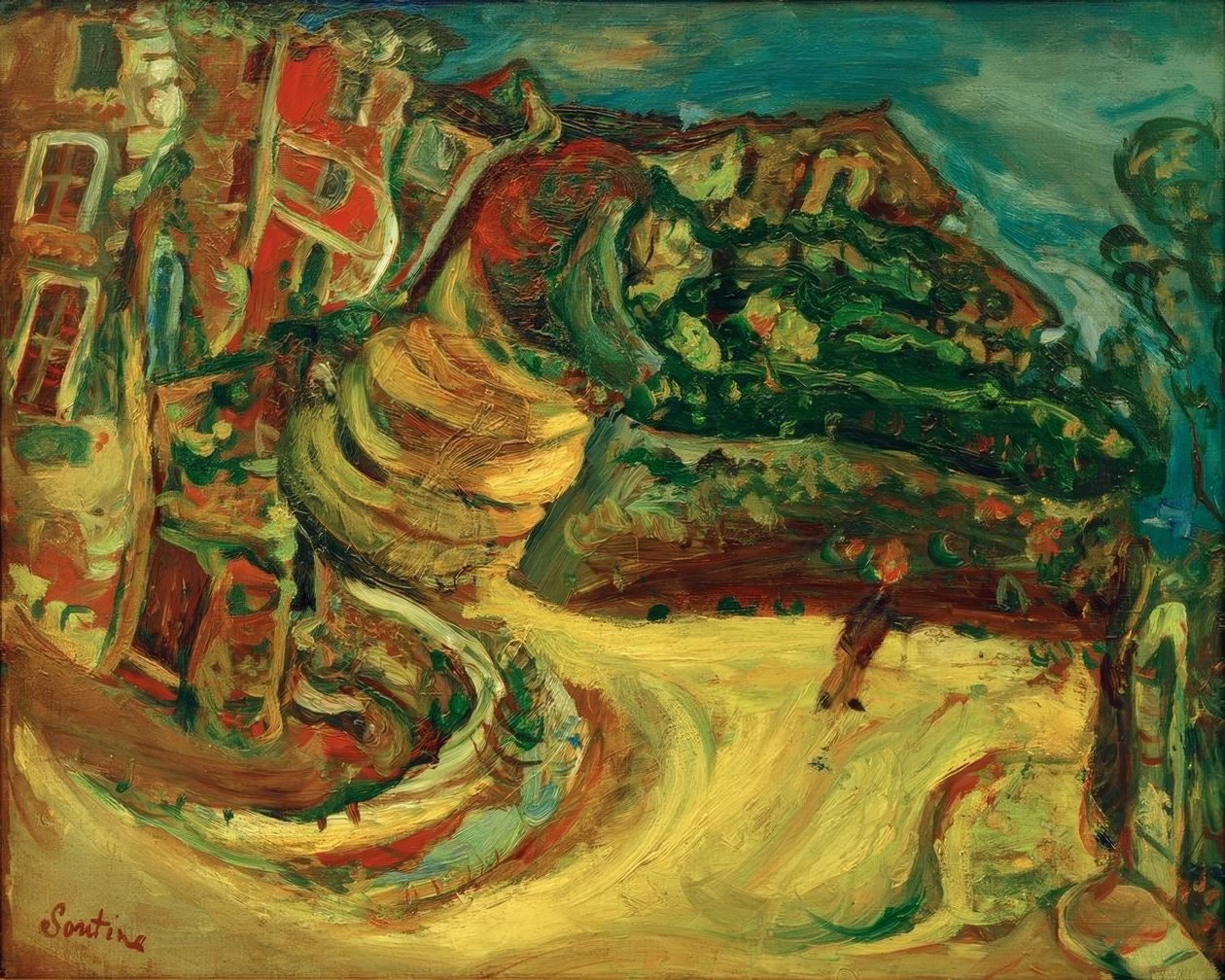 La calle de Céret de Chaim Soutine