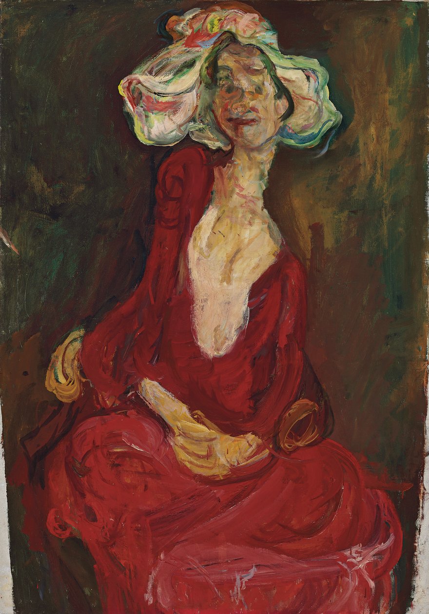 El gran sombrero; Le Grand Chapeau, 1923-1924 de Chaim Soutine