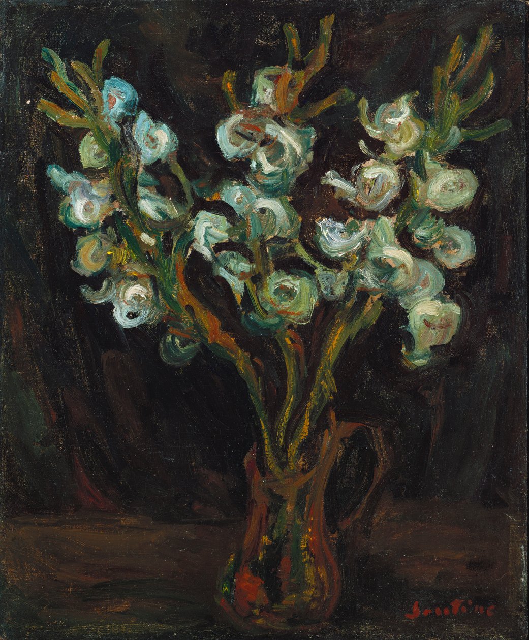Los gladiolos azules, c.1929 de Chaim Soutine