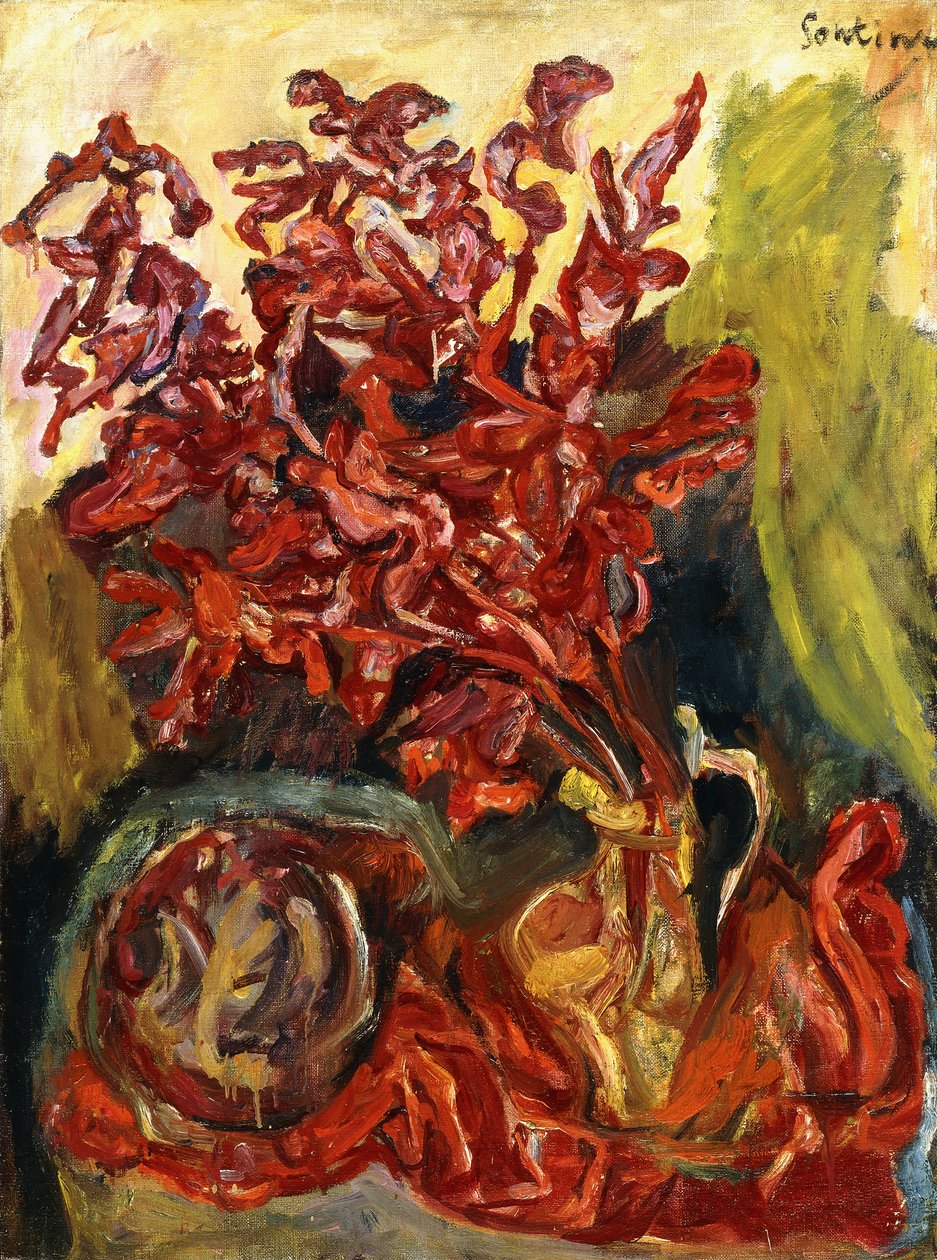 El gladiolo, c.1919 de Chaim Soutine