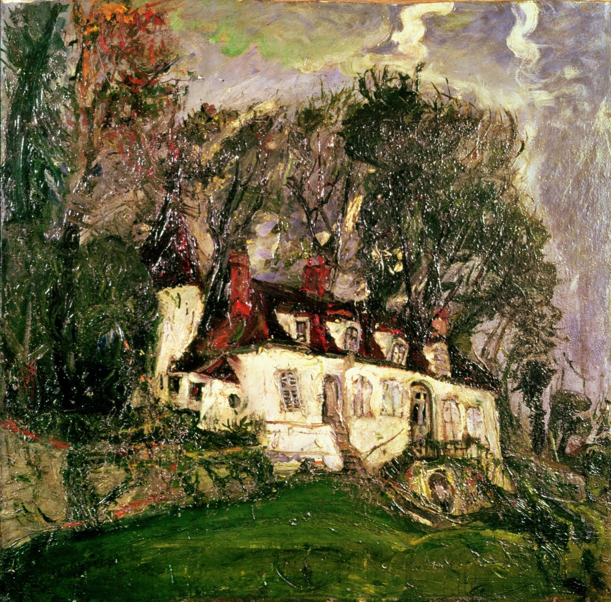 La Casa en Oiseme, 1934 de Chaim Soutine