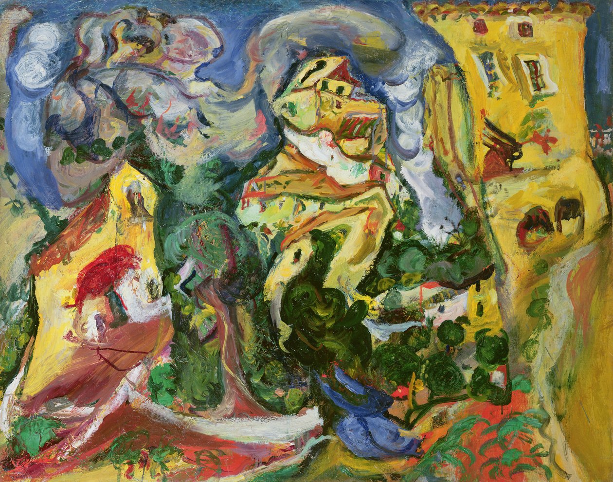 El pueblo, c.1923 de Chaim Soutine
