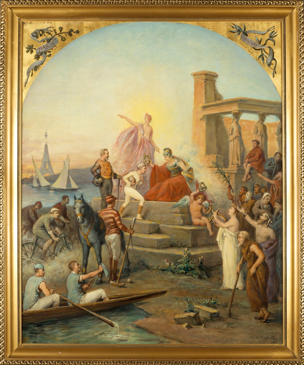 Alegoría a los Deportes de Charles Louis Fredy de Coubertin