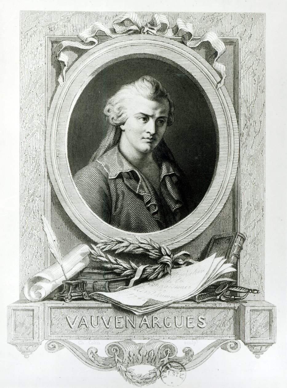 Luc de Clapiers (1715-47) Marqués de Vauvenargues de Charles Amedee Colin