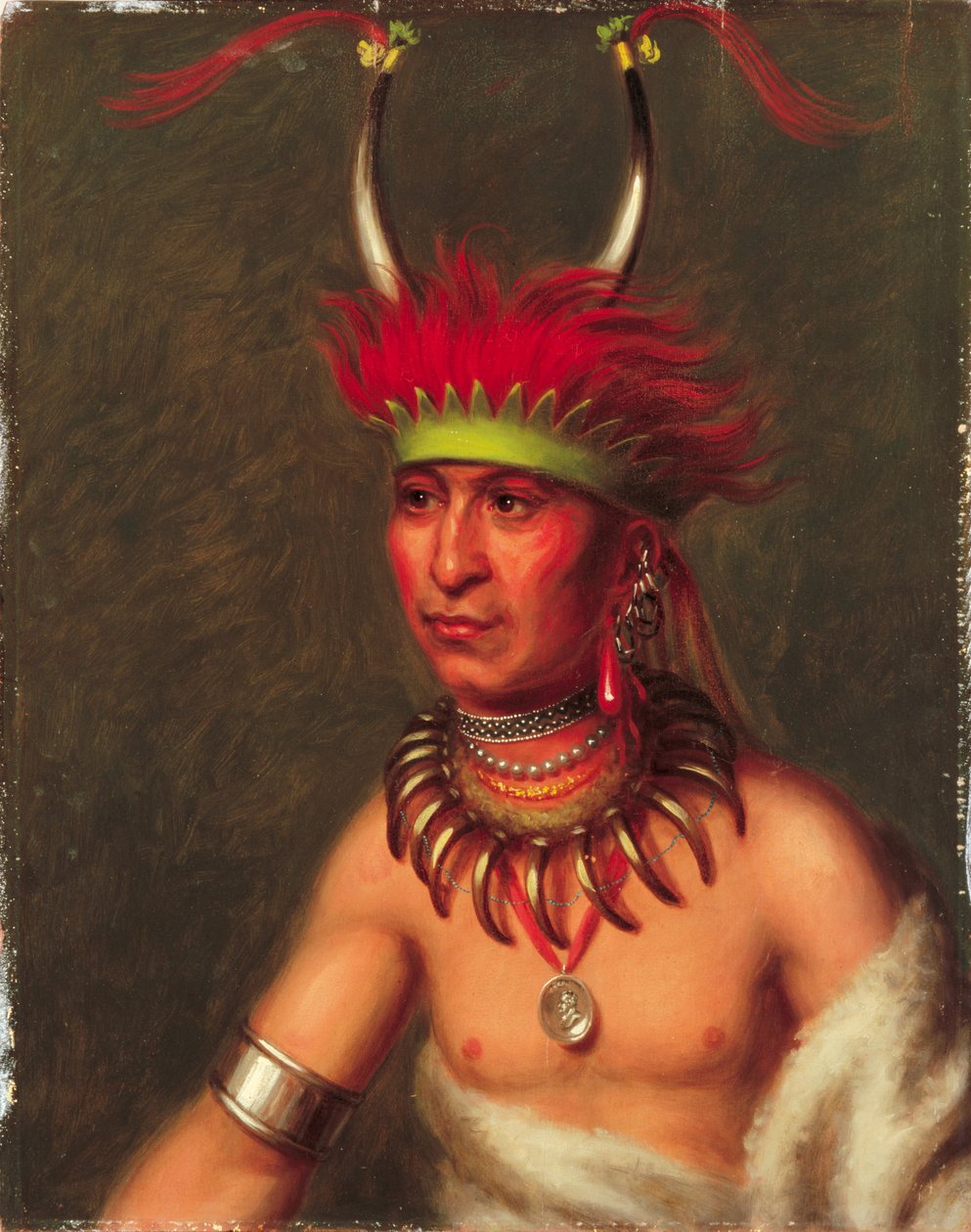 Monchousia (Pluma Blanca), Kansa de Charles Bird King