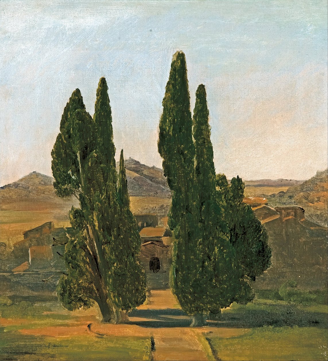 Árboles de Ciprés en la Villa d