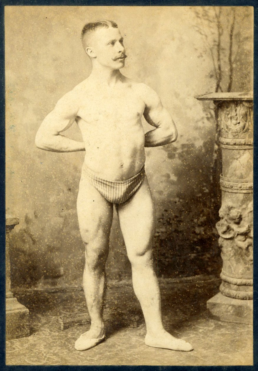 Retrato de un forzudo, c.1890 de Charles Eisenmann